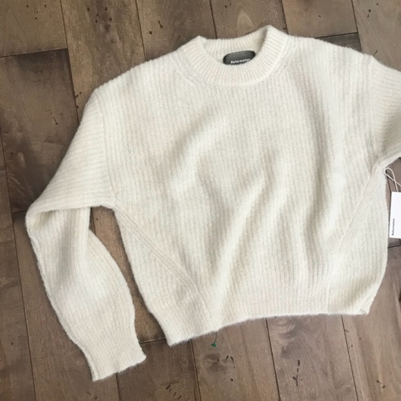 Reformation Sweaters - REFORMATION Finn Sweater Ivory XL White Ivory